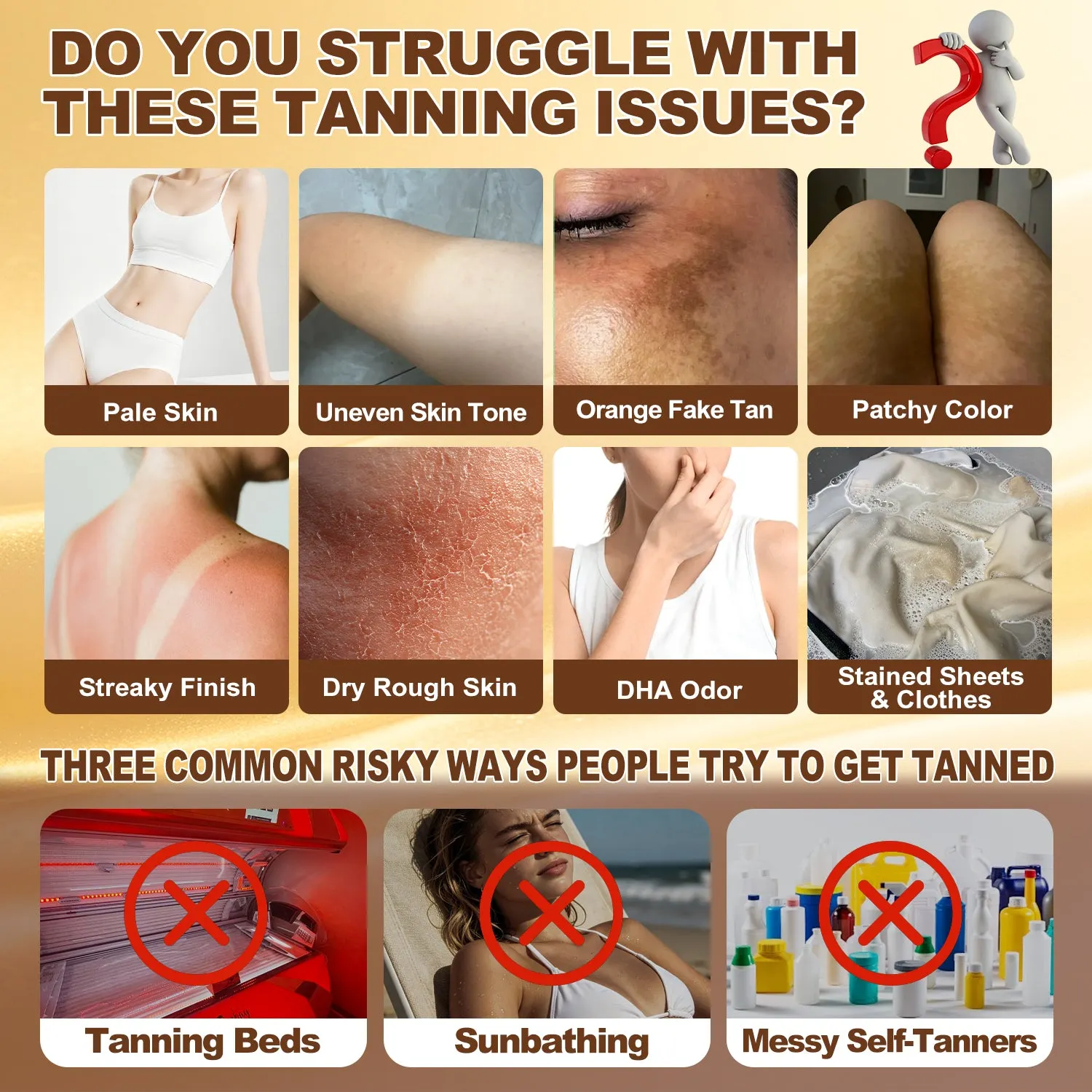 Sunless tanning comparison