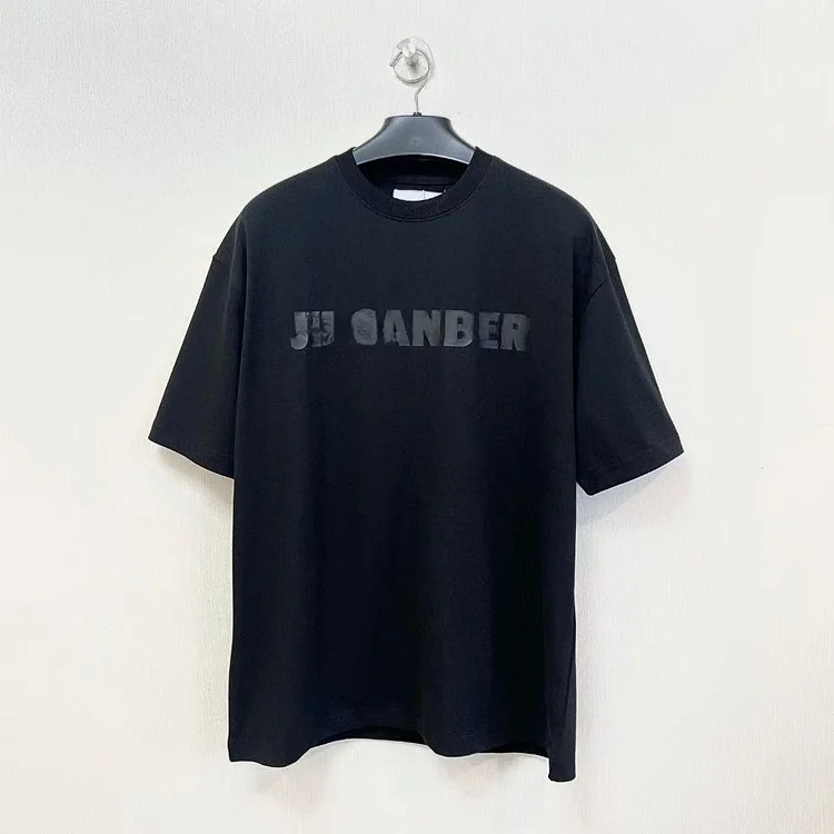 Summer New Letter Fashion Print Casual Women's Cotton T-shirt Short Sleeve Comfortable Round Neck Loose Breathable Top