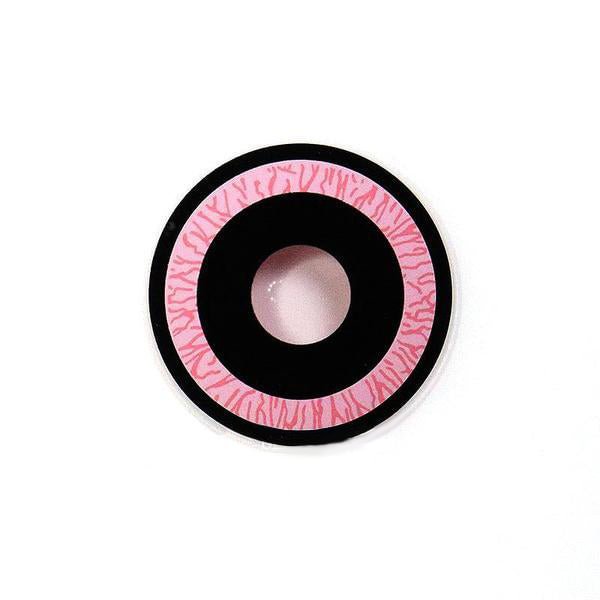 Nebulos Pink Cosplay Contact Lenses In Halloween Day 14.5mm