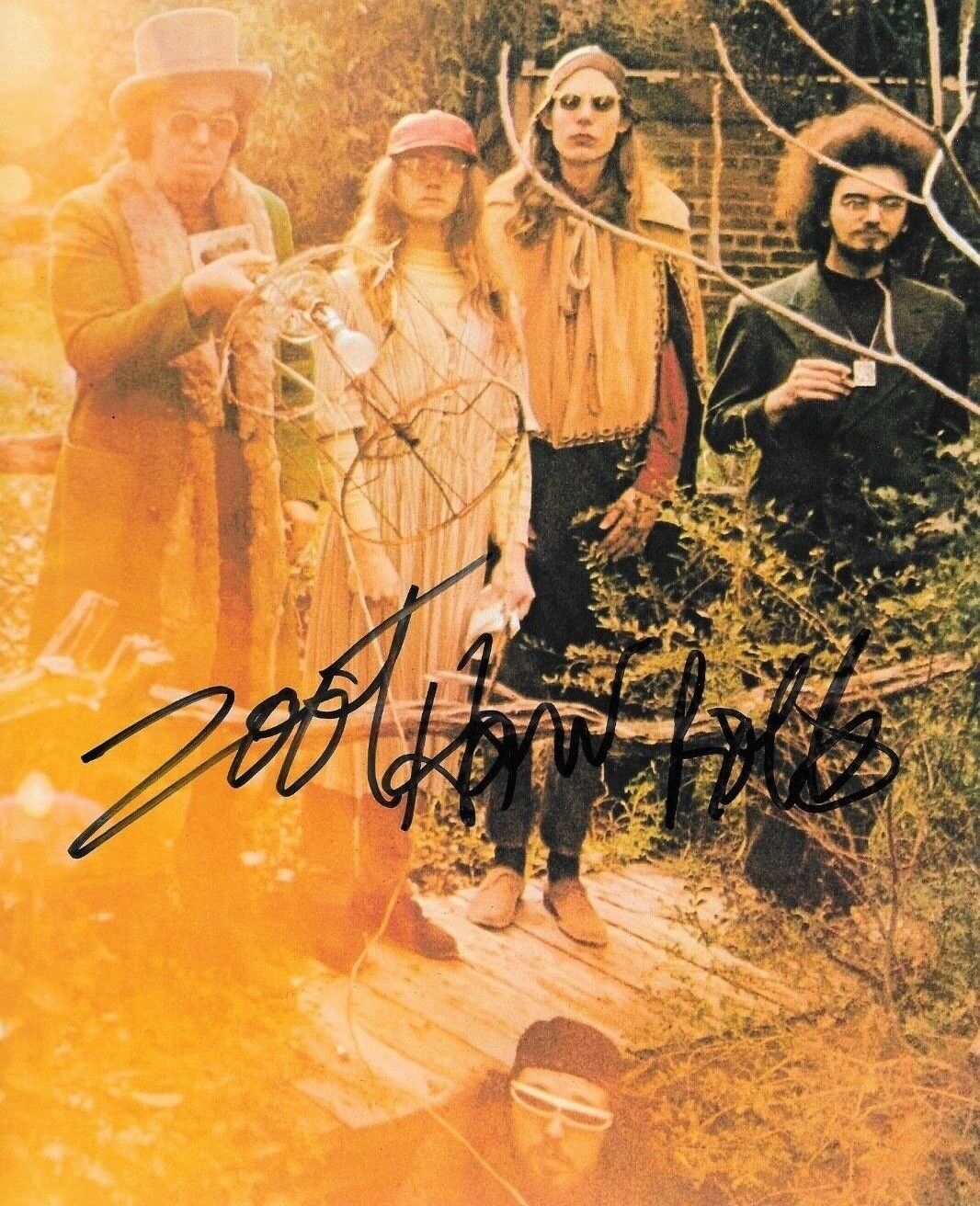 * BILL HARKLEROAD * signed 8x10 Photo Poster painting * ZOOT HORN ROLLO BEEFHEART MAGIC BAND * 6