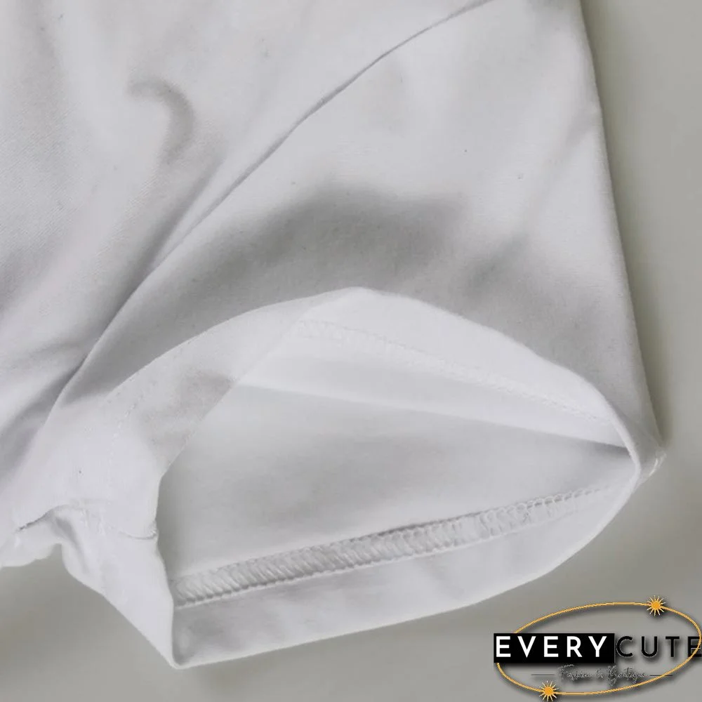 Cool Dog Mom And Heart Print T-shirt For Women Summer Fashion Casual T-shirts Short Sleeve Creative Personalized Tops