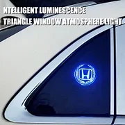 Car smart triangle window atmosphere modification lamp