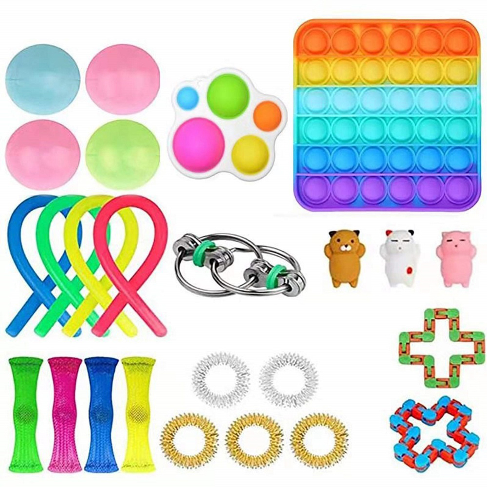 

Sensory Fidget Toys Set Pack Stress Relief Decompression Toys, 501 Original