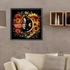 (40*40cm)Flower Moon Girl - Full Round Drill Diamond Painting