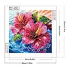 Hibiscus-Crystal Rhinestone Diamond Painting