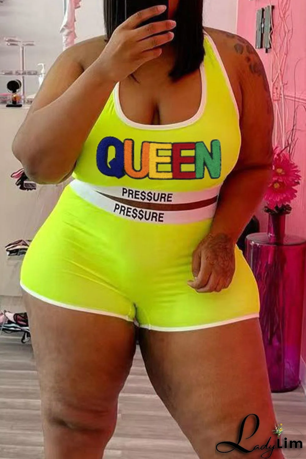 Red Casual Sportswear Solid Embroidered Split Joint U Neck Plus Size Two Pieces