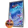 (40*60cm)Santa and Sleigh - Full Round Drill Diamond Painting