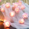 Guirlande lumineuse LED roses