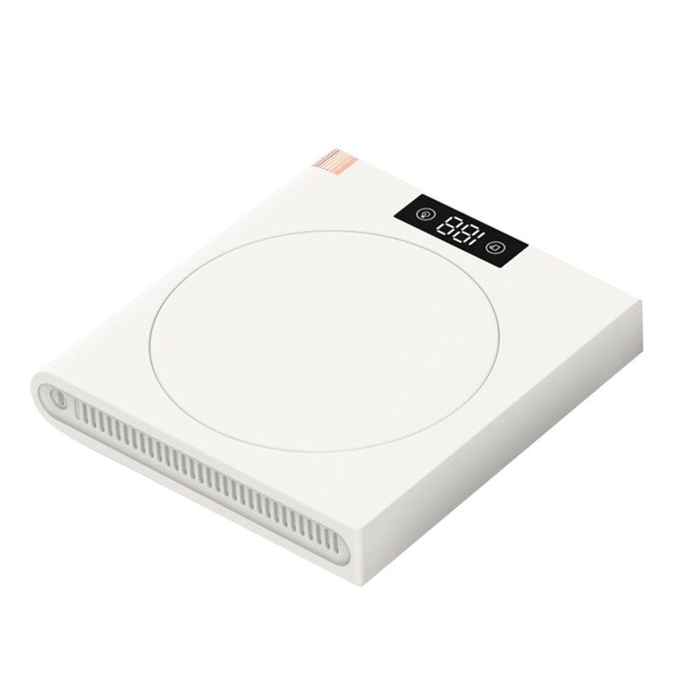 

Mini Heating Coasters USB Charging LED Display Warmer Heater Base Mug Mat, White, 501 Original