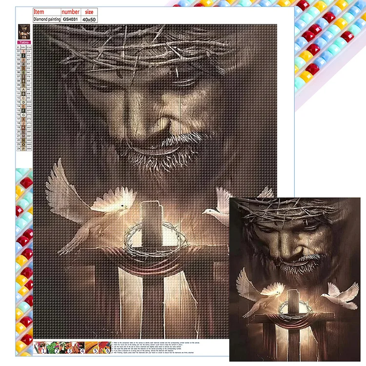 Jesus - Full Square Drill Diamond Painting - 40*50CM(Canvas)