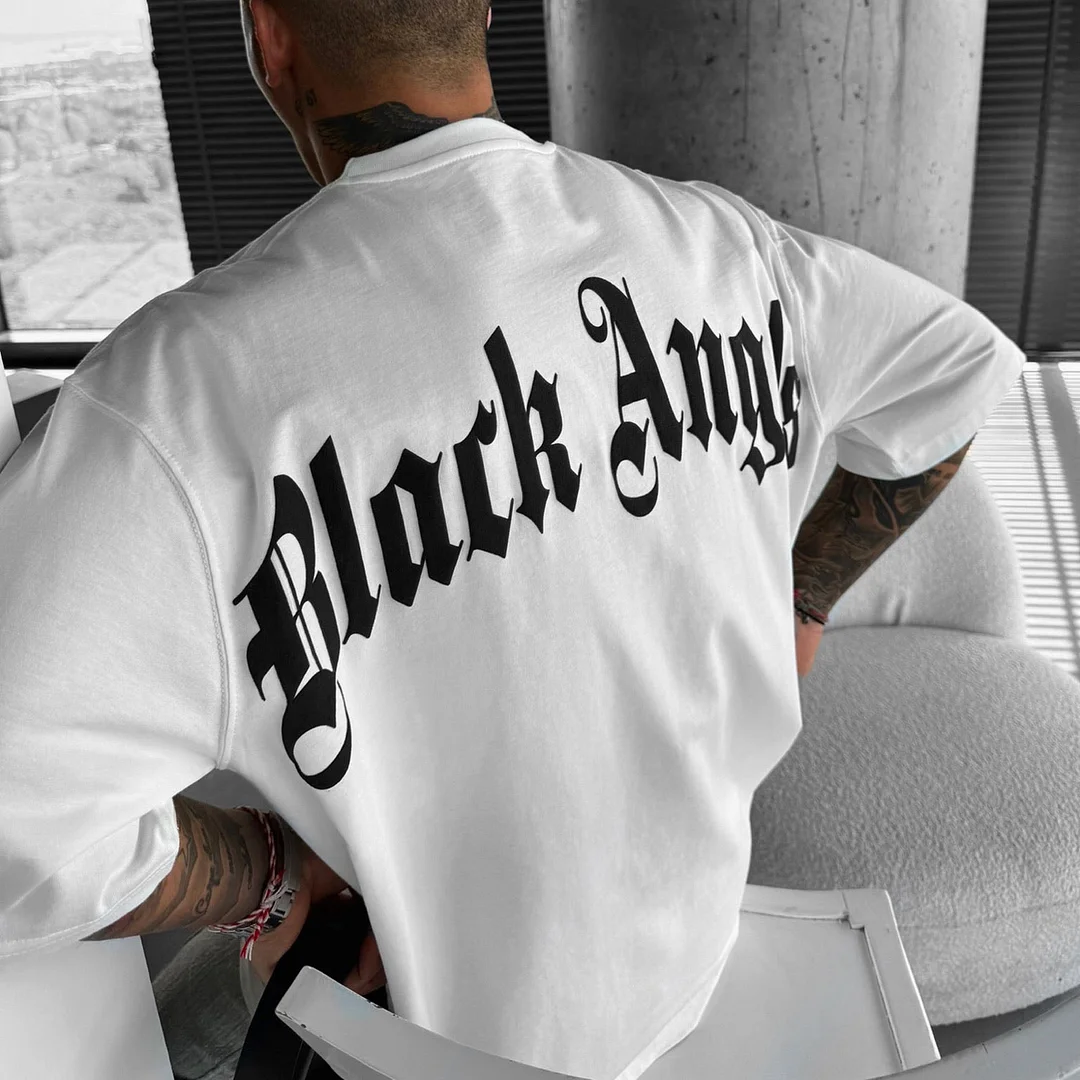 Oversize Black Angels T-Shirt
