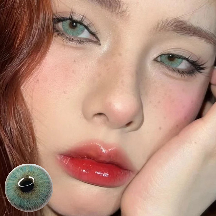【NEW】Y2K New York Urban Green Colored Contact Lenses