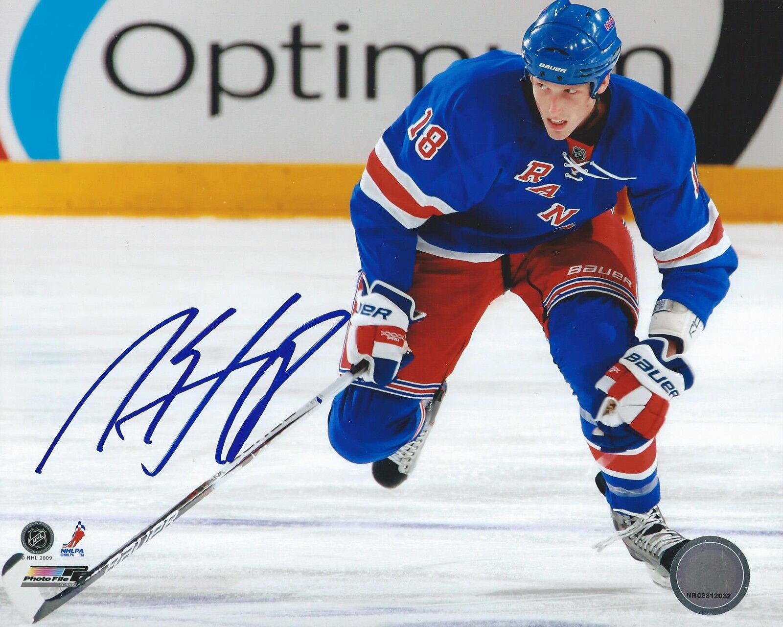 Marc Staal Signed 8x10 Photo Poster painting New York Rangers Autographed COA C