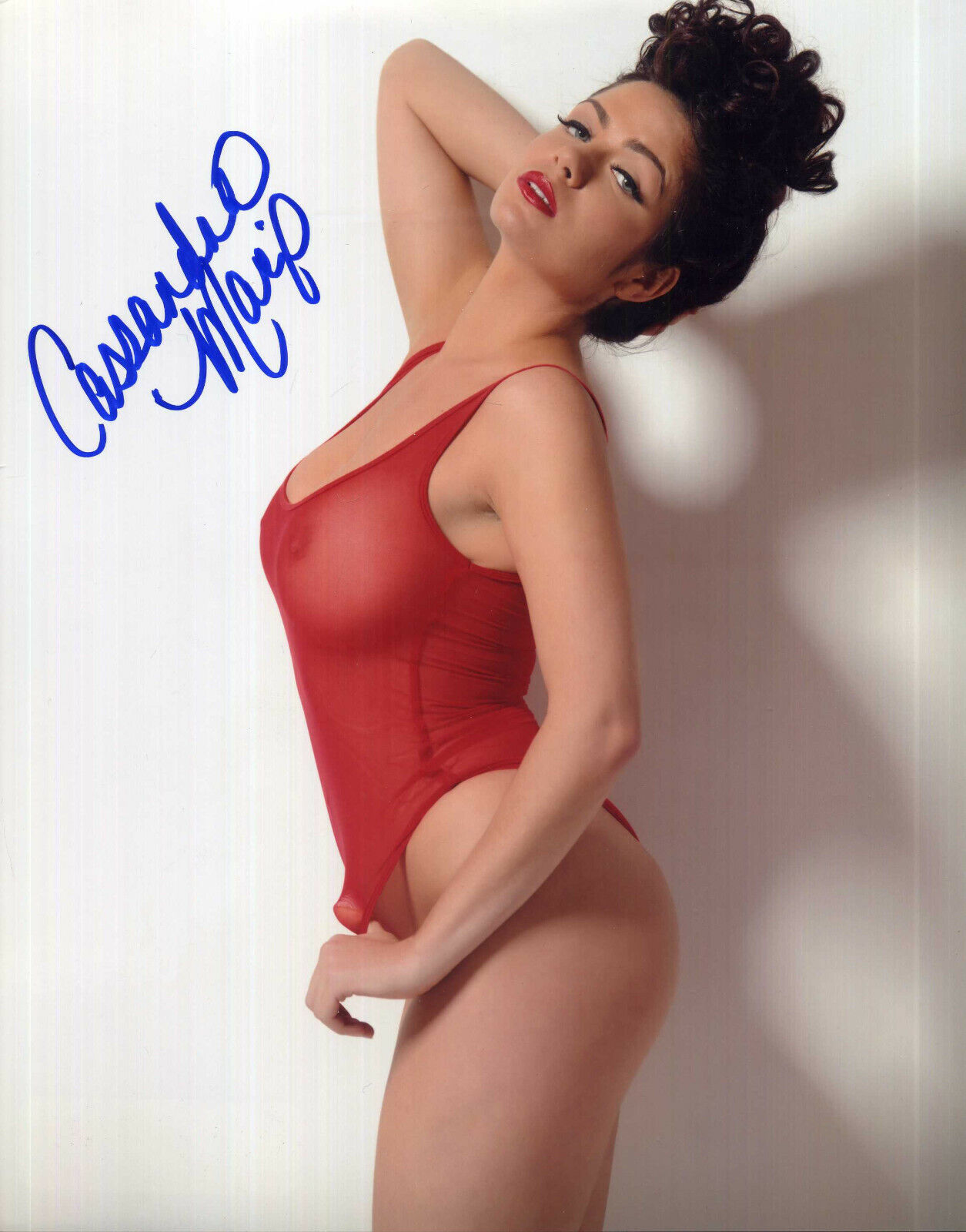 CASSANDRA MARIE Signed Sexy Photo Poster paintinggraph - Playboy Playmate Model - Preprint