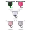 Men's low waist ice silk front strap can be covered with JJ transparent sexy T-type thong
