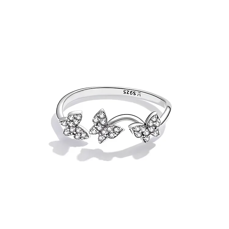 S925 Oh the Places You'll Go Butterfly Ring