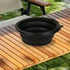 Silicone Face Ice Bath Bowl Folding Cold Plunge Basin Built In Icetray Skin Care
