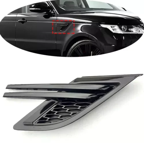 Dronehint Front Fender Cover Grille i Fit For Range Rover Sport 2014-2017,Right,All Black (For: Land Rover) Parts