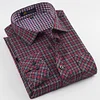 2020 Plaid Single Pocket Shirt