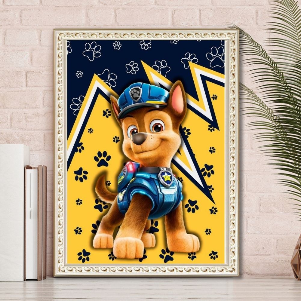 5D Diamond Painting Rubble from Paw Patrol Kit