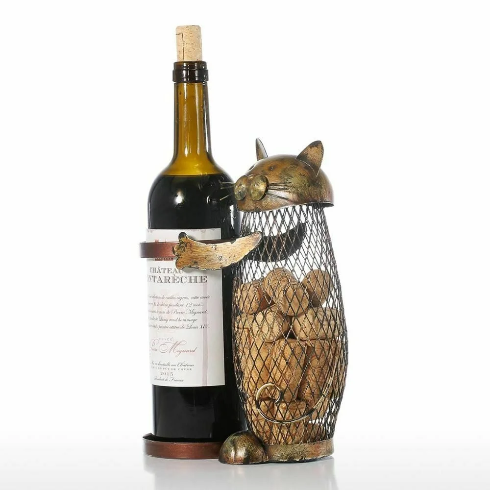 Cat Shaped Wine Bottle Holder
