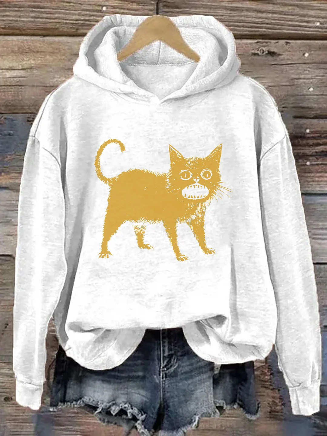 Horrible Japanese Cat Hoodie