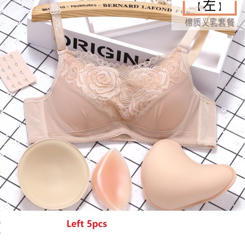 Bras-Women Surgery Recovery Bra Girls Breast Shaper Control Push Up Breast Surgery Recovery Bra with Silicon Bra Special Cover D-1001-Bras