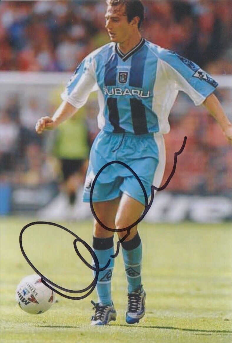 NOEL WHELAN HAND SIGNED 6X4 Photo Poster painting COVENTRY CITY FOOTBALL AUTOGRAPH 1