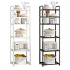 6 Tier Metal Storage Shelf Heavy Duty Shelving Unit for Kitchen Bathroom Laundry