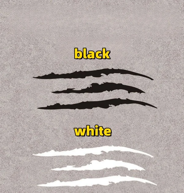 Car Headlight Decorative Paw Car Sticker