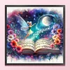 Tinker Bell In Books Disney-11CT Stamped Cross Stitch 50*50cm/19.69*19.69in