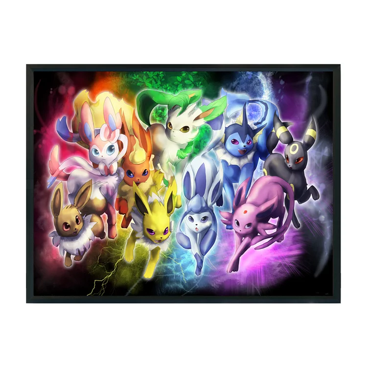 Diamond Painting - Full Square - Fairy Eevee Pokemon (30*30CM)