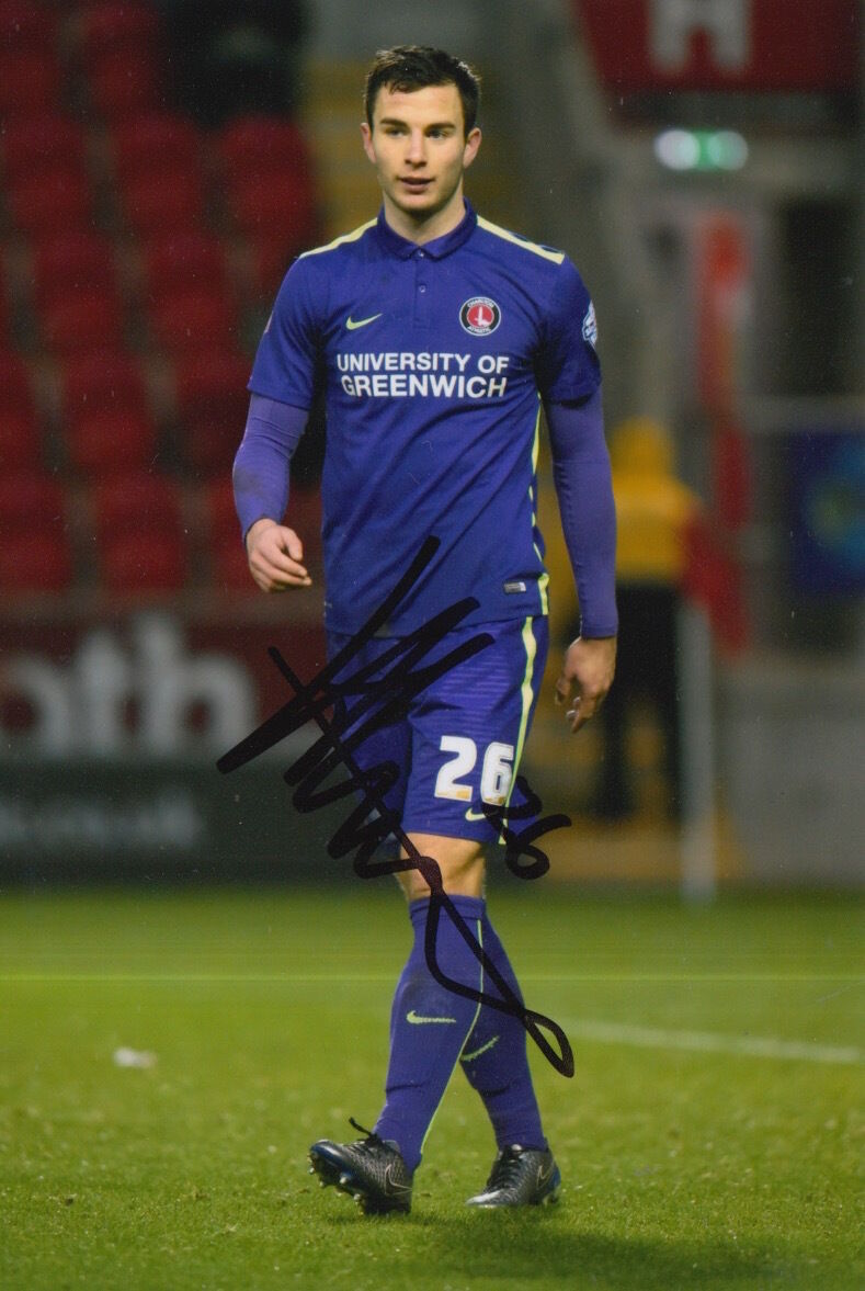 CHARLTON ATHLETIC HAND SIGNED HARRY LENNON 6X4 Photo Poster painting 3.