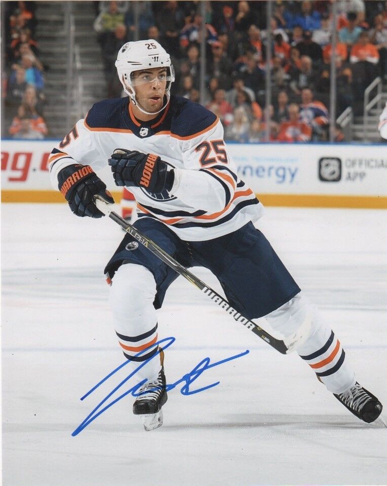 Edmonton Oilers Darnell Nurse Autographed Signed 8x10 NHL Photo Poster painting COA Q