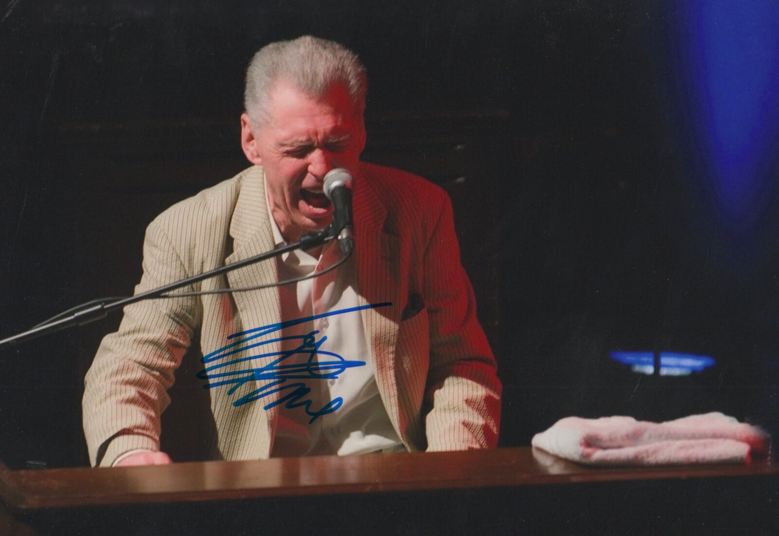 Georgie Fame signed 8x12 inch Photo Poster painting autograph