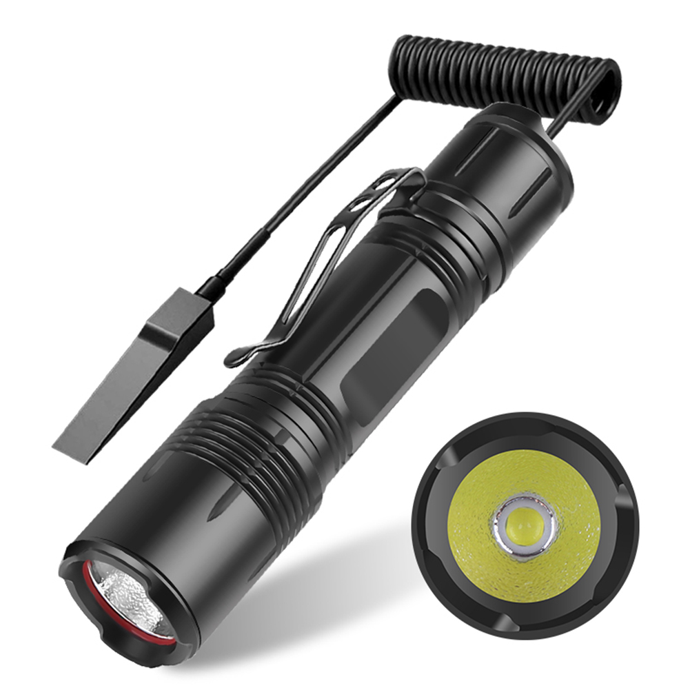 

XHP50 LED Portable Hunting Flashlight w/ Tail Switch High Brightness Torch, 501 Original