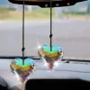 Artisanat suspendu de prisme de Suncatcher de coeur