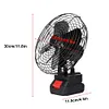 Air Circulator Fan Rechargeable Portable Camping Fan 2 Speed Settings for Car RV