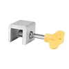 Door Window Lock Restrictor Adjustable Garage Frame Lock Alloy for Kids Pet Home