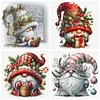 (Multi-Style) Christmas Gnome-11CT Stamped Cross Stitch 40*40cm/15.75*15.75in tapestrymarket
