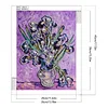 Diamond Painting-DIY Special Shaped Drill Pearl Painting Iris(35x45cm)