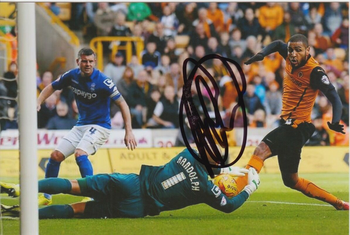 WOLVES HAND SIGNED LEON CLARKE 6X4 Photo Poster painting 1.