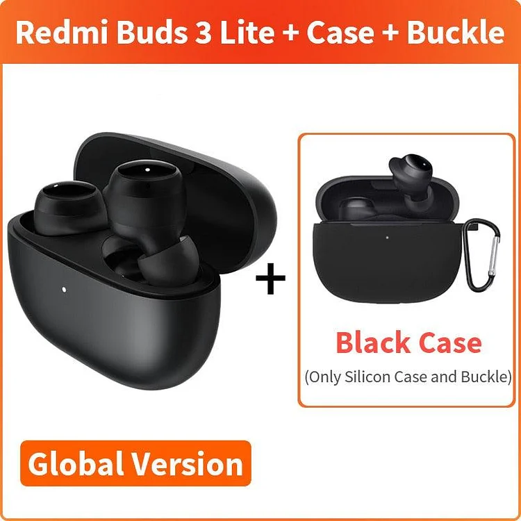 🎧⚡Xiaomi Redmi Buds 3 Lite Earphone TWS Bluetooth 5.2 Headset IP54 18 Hours Battery Life Mi Ture Wireless Earbuds 3 Youth Edition