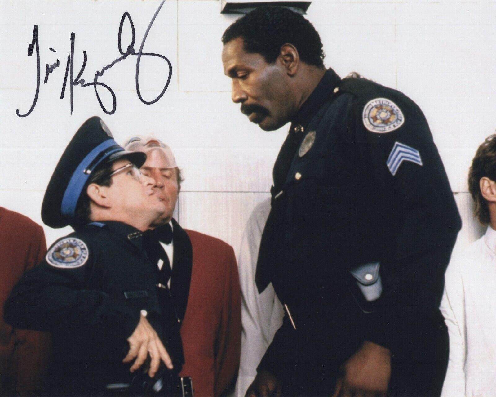 TED KAZURINSKY SIGNED AUTOGRAPH POLICE ACADEMY OFFICER SWEETCHUCK 8X10 Photo Poster painting 2