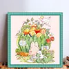 uk.everydayedeals (Limited Stock)9CT Full Stamped&nbsp;Cross Stitch - Watermelon Hut (50*50CM)