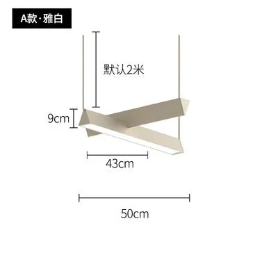 Modern Acrylic Led Pendant Lights Lighting Living Room Pendant Lamp Black Aluminum Art Lamp Dining Room Home Decor Hanging Lamp