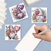 uk.everydayedeals 6Pcs DIY Diamond Painting Greeting Card - Mothers Day Gnome