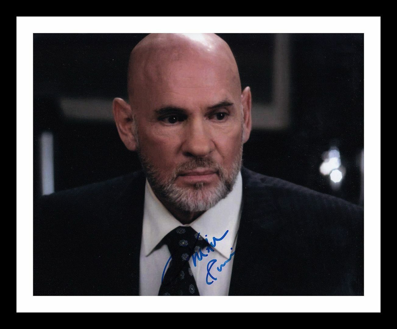 Mitch Pileggi Autograph Signed & Framed Photo Poster painting