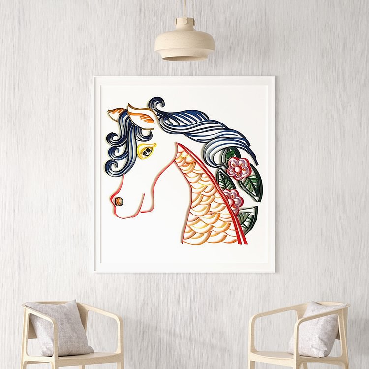 Paper Filigree Painting Kit -Ma