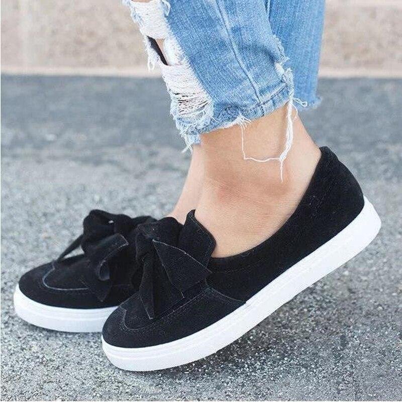 020 Women Flats Spring Breathable Casual Shoes Woman Lace Up Students Girl flats fashion women shoes Plus Size flats 1125-1